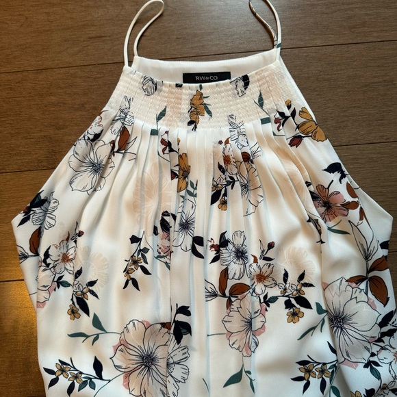 RW&CO NWOT halter silky crepe shift dress - Picture 7 of 16